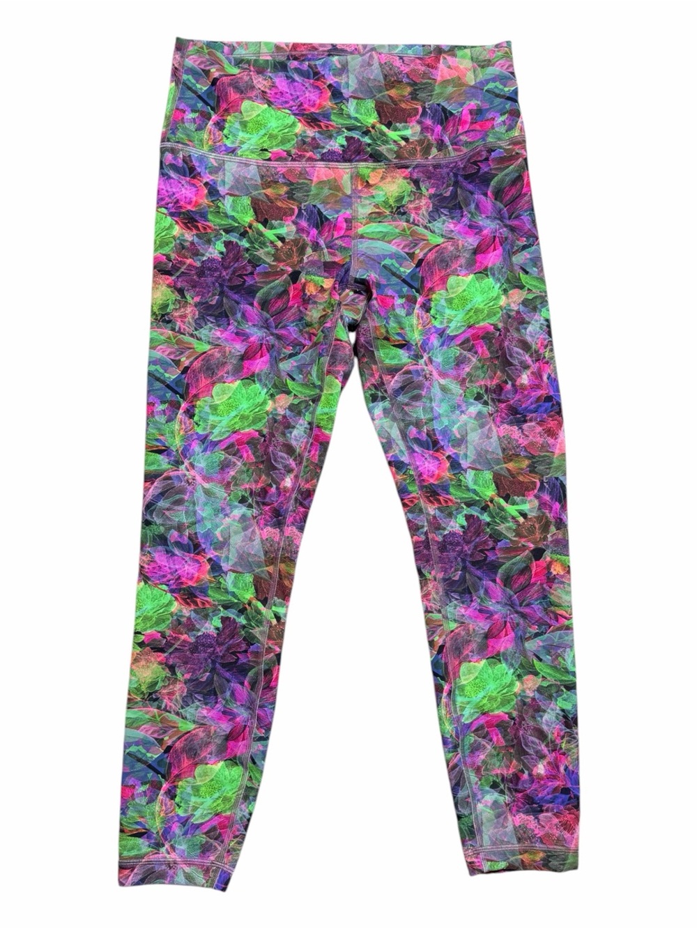 Lululemon Wunder Train HR Tight 25" *Vivid Floral Tone Multi - Size 10